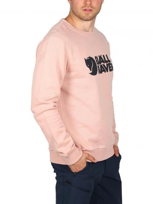 Fjallraven Fjällräven Logo Sweater M férfi pulóver rózsaszín színben 3