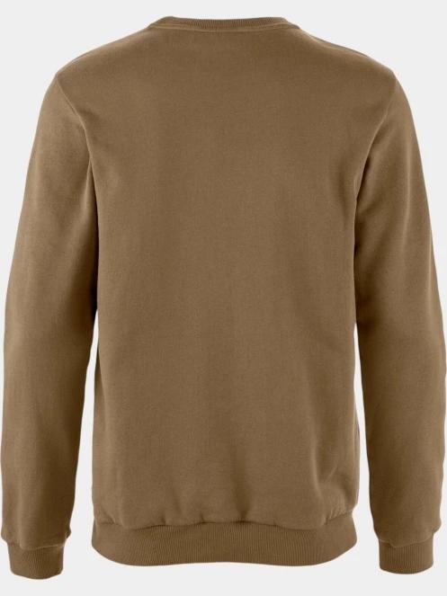 Fjallraven Fjällräven Logo Sweater M férfi pulóver barna színben 3