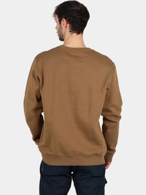 Fjallraven Fjällräven Logo Sweater M férfi pulóver barna színben 4