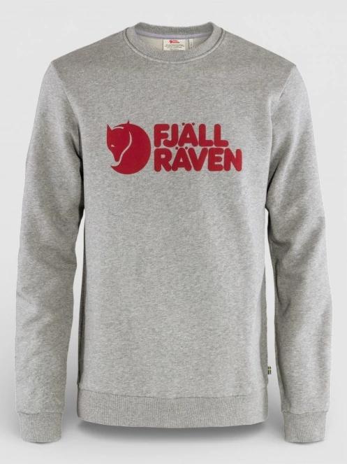 Fjallraven Fjällräven Logo Sweater M férfi pulóver szürke színben 2