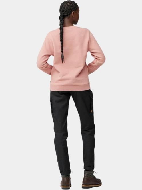 Fjallraven Fjällräven Logo Sweater W női pulóver rózsaszín színben 3