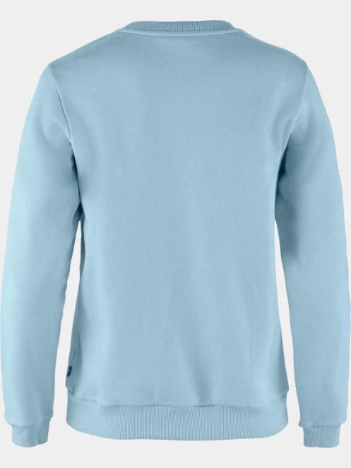 Fjallraven Fjällräven Logo Sweater W női pulóver világoskék színben 3