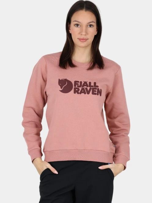 Fjallraven Fjällräven Logo Sweater W férfi pulóver rózsaszín színben 2