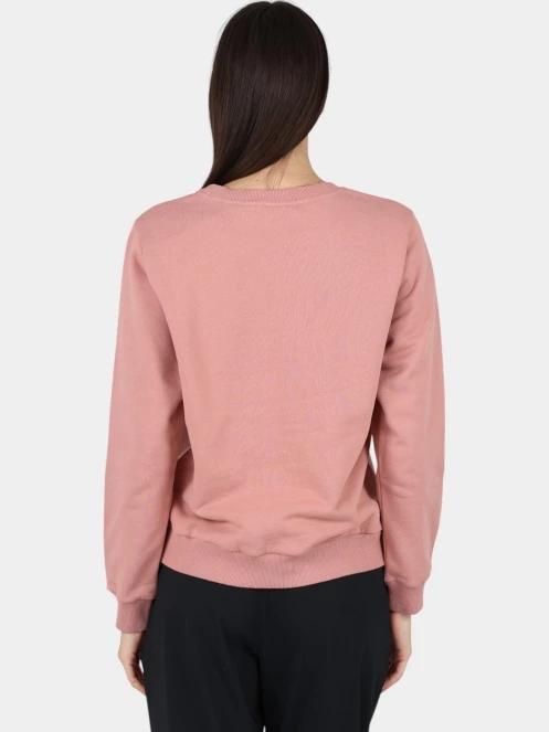 Fjallraven Fjällräven Logo Sweater W férfi pulóver rózsaszín színben 4