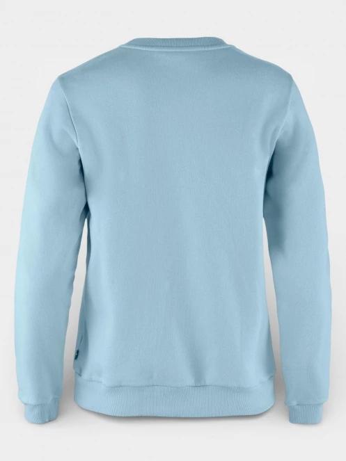 Fjallraven Fjällräven Logo Sweater W férfi pulóver világoskék színben 3