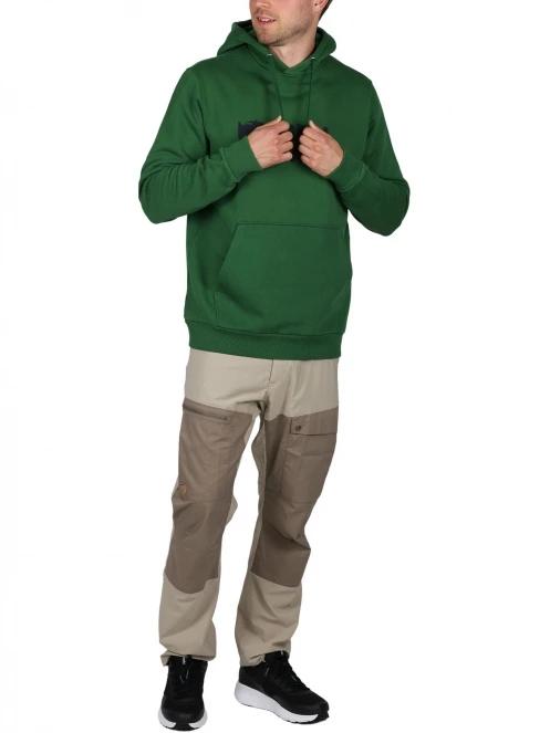 Fjallraven Fjällräven Logo Hoodie M férfi kapucnis pulóver zöld színben 5