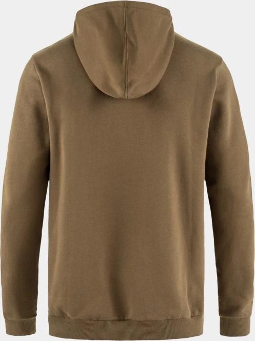Fjallraven Fjällräven Logo Hoodie M férfi kapucnis pulóver barna színben 3
