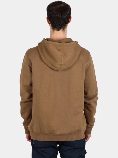 Fjallraven Fjällräven Logo Hoodie M férfi kapucnis pulóver barna színben 4