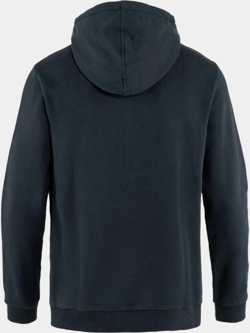 Fjallraven Fjällräven Logo Hoodie M férfi kapucnis pulóver sötétkék színben 8