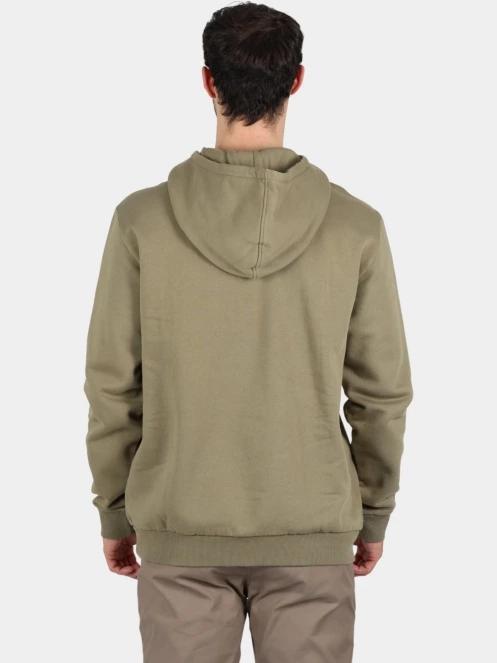 Fjallraven Fjällräven Logo Hoodie M férfi kapucnis pulóver oliva színben 4
