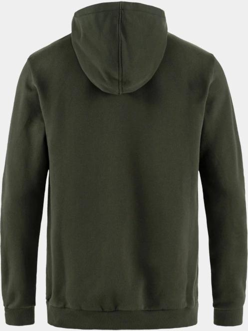 Fjallraven Fjällräven Logo Hoodie M férfi kapucnis pulóver zöld színben 3