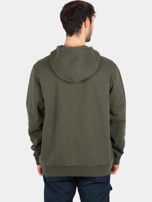 Fjallraven Fjällräven Logo Hoodie M férfi kapucnis pulóver zöld színben 4