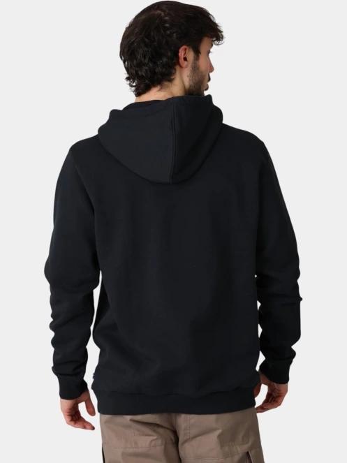 Fjallraven Fjällräven Logo Hoodie M férfi kapucnis pulóver fekete színben 4