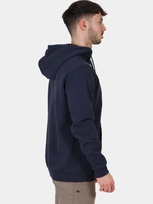 Fjallraven Fjällräven Logo Hoodie M férfi kapucnis pulóver sötétkék színben 5
