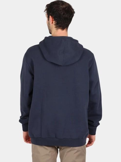 Fjallraven Fjällräven Logo Hoodie M férfi kapucnis pulóver sötétkék színben 4