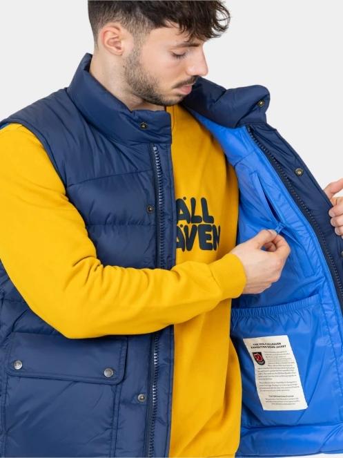 Fjallraven Expedition Down Lite Vest M férfi mellény sötétkék színben 6