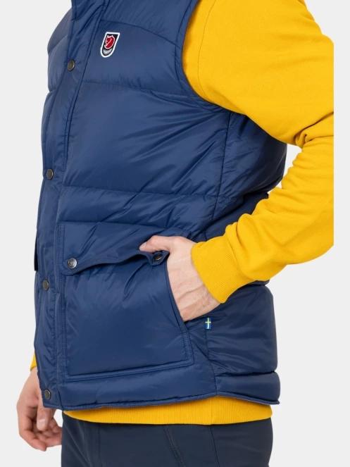 Fjallraven Expedition Down Lite Vest M férfi mellény sötétkék színben 8
