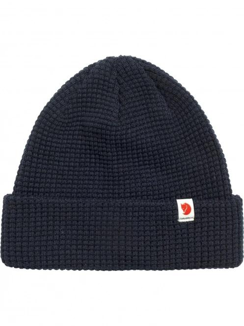 Fjallraven Fjällräven Tab Hat kötött sapka sötétkék színben 3