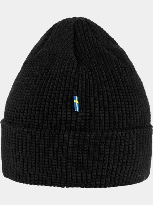 Fjallraven Fjällräven Tab Hat kötött sapka fekete színben 3