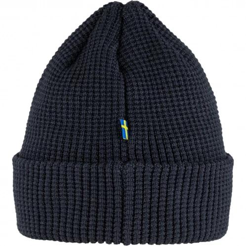 Fjallraven Fjällräven Tab Hat kötött sapka sötétkék színben 3