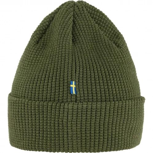 Fjallraven Fjällräven Tab Hat kötött sapka oliva színben 3