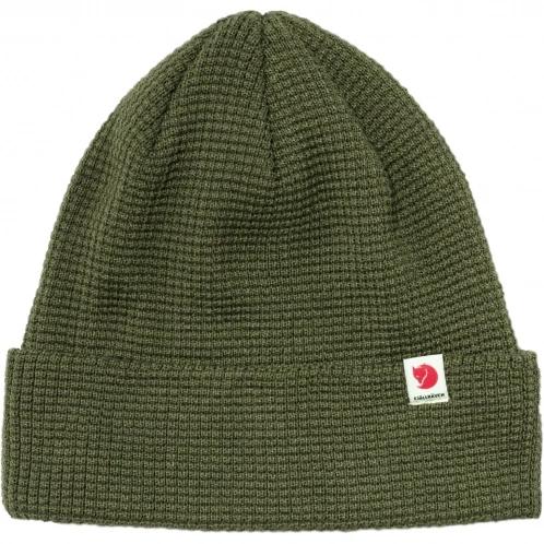 Fjallraven Fjällräven Tab Hat kötött sapka oliva színben 4