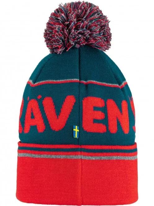 Fjallraven Fjällräven Pom Hat bojtos sapka piros színben 3