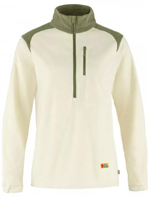 Fjallraven Vardag Lite Fleece W női polár pulóver fehér színben 2