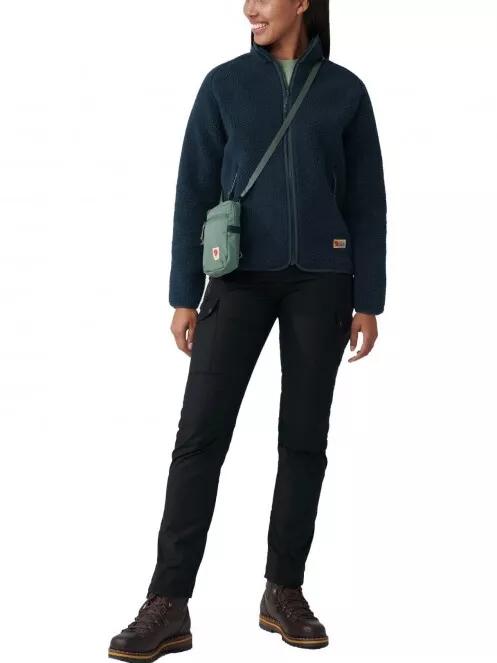 Fjallraven Vardag Pile Fleece W női pulóver sötétkék színben 4