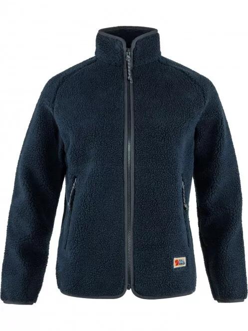 Fjallraven Vardag Pile Fleece W női pulóver sötétkék színben 6