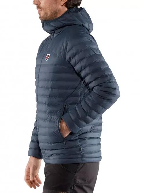 Fjallraven Expedition Lätt Hoodie M férfi télikabát sötétkék színben 4
