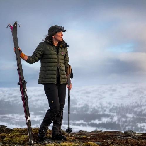 Fjallraven Expedition Pack Down Hoodie W női pehelykabát lila színben 4