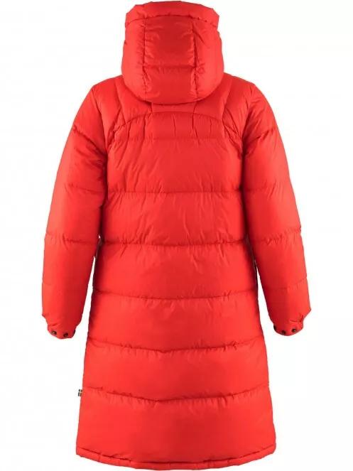 Fjallraven Expedition Long Down Parka W női pehelykabát piros színben 3