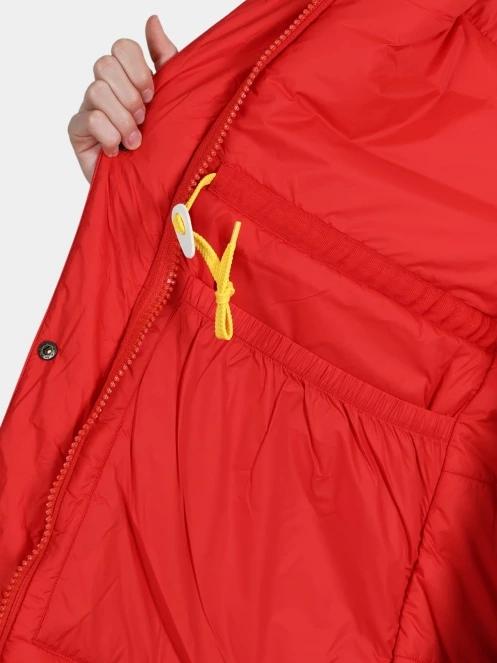Fjallraven Expedition Long Down Parka W női pehelykabát piros színben 8