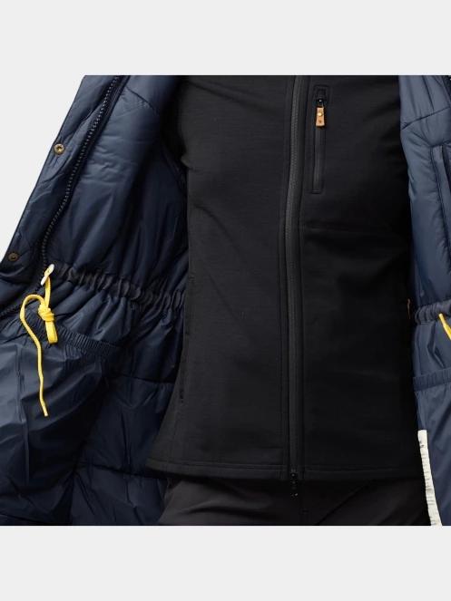 Fjallraven Expedition Long Down Parka W női pehelykabát sötétkék színben 8