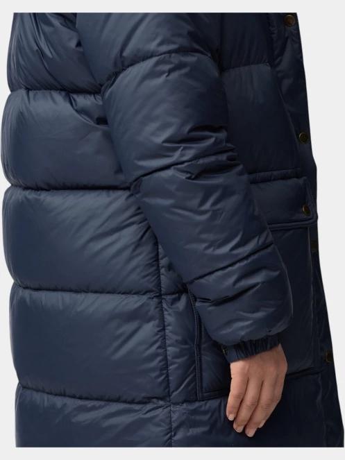 Fjallraven Expedition Long Down Parka W női pehelykabát sötétkék színben 10