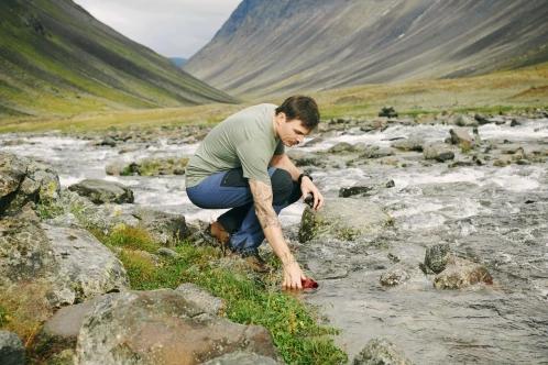 Fjallraven Keb Agile Trousers M férfi túranadrág barna színben 11