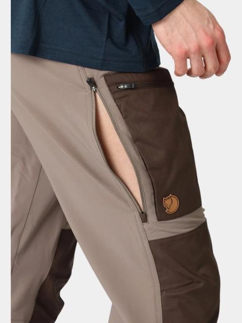 Fjallraven Keb Agile Trousers M férfi túranadrág barna színben 6