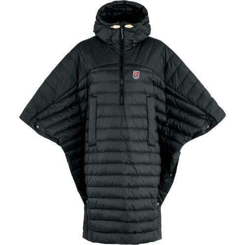 Fjallraven Expedition Down Poncho női poncsó fekete színben 2
