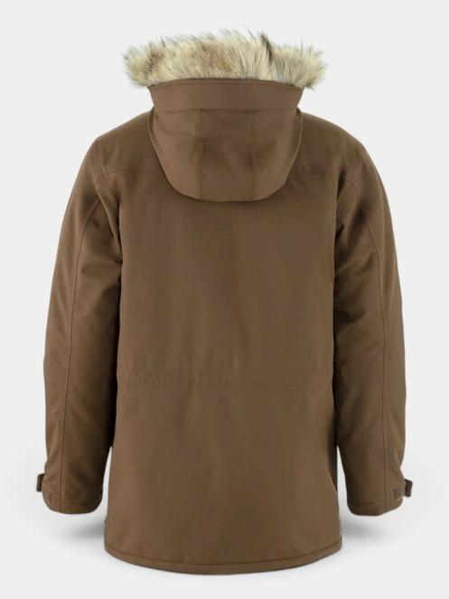 Fjallraven Nuuk Parka M férfi télikabát barna színben 13