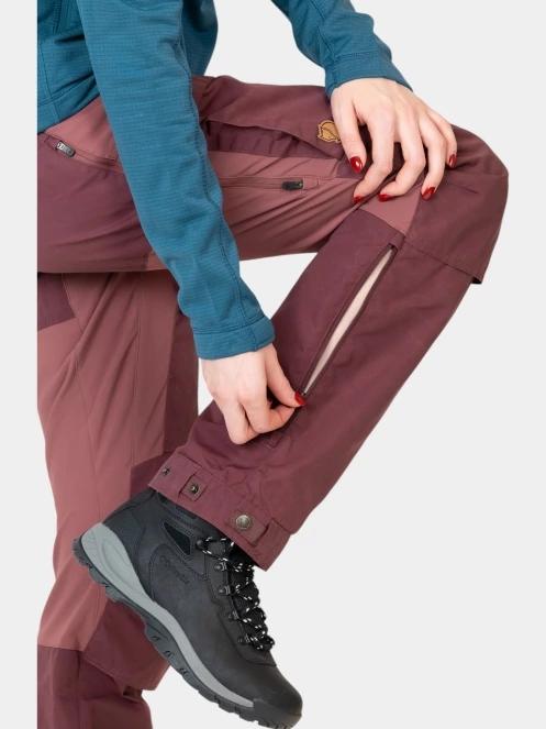 Fjallraven Keb Trousers Curved W női túranadrág lila színben 8