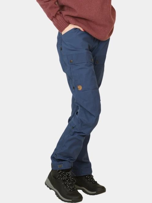 Fjallraven Keb Trousers Curved W női túranadrág kék színben 4