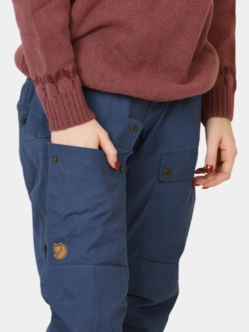 Fjallraven Keb Trousers Curved W női túranadrág kék színben 5