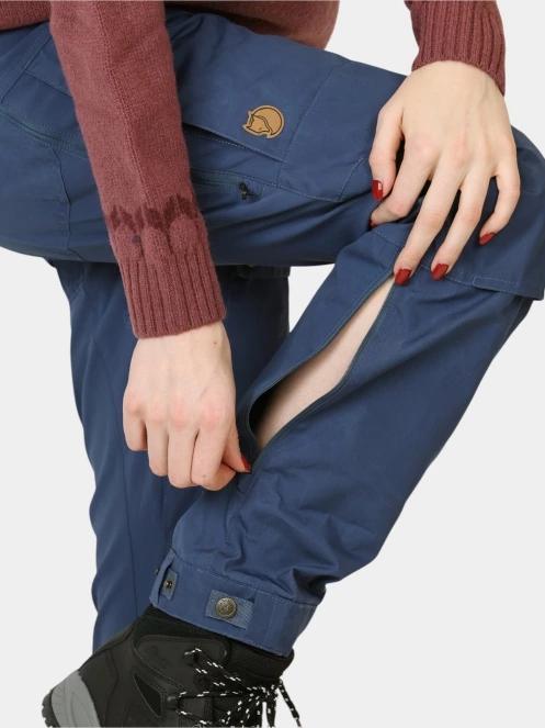 Fjallraven Keb Trousers Curved W női túranadrág kék színben 7