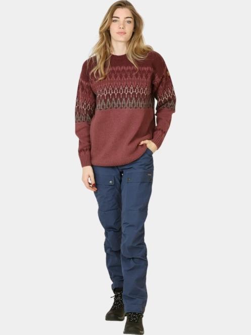 Fjallraven Keb Trousers Curved W női túranadrág kék színben 8