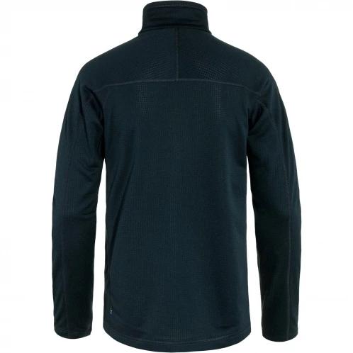 Fjallraven Abisko Lite Fleece Jacket M férfi polár pulóver sötétkék színben 3