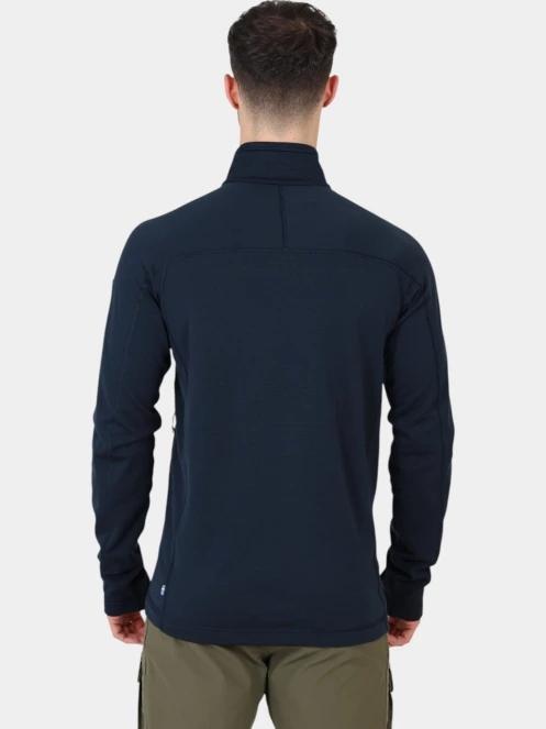 Fjallraven Abisko Lite Fleece Jacket M férfi polár pulóver sötétkék színben 4