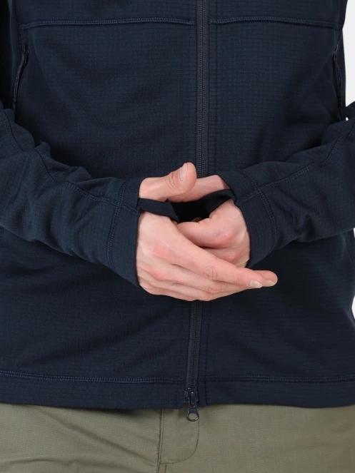 Fjallraven Abisko Lite Fleece Jacket M férfi polár pulóver sötétkék színben 8