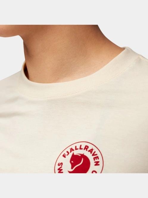 Fjallraven 1960 Logo T-shirt LS W női hosszú ujjú póló homok színben 5
