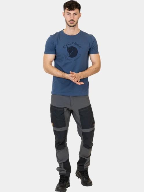 Fjallraven Fjällräven Fox T-shirt M férfi rövid ujjú póló kék színben 6